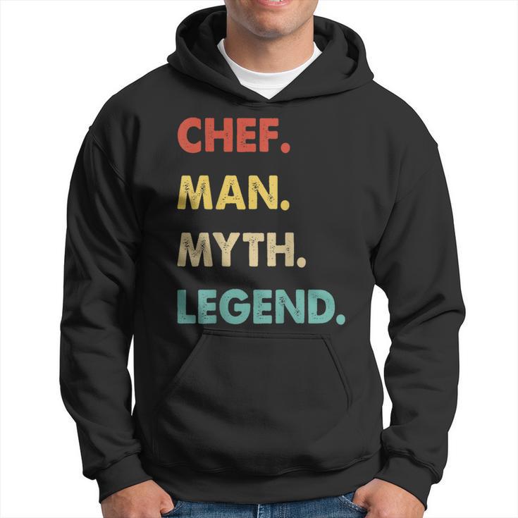 Herren Chef Mann Mythos Legende Hoodie