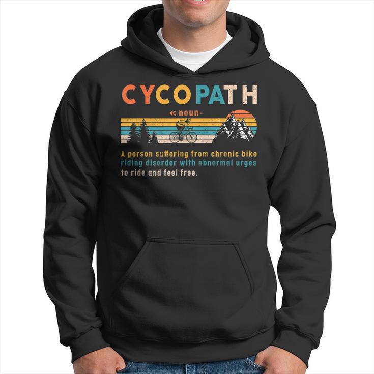 Herren Cycopath Mountainbike Hoodie, Lustig für MTB Biker