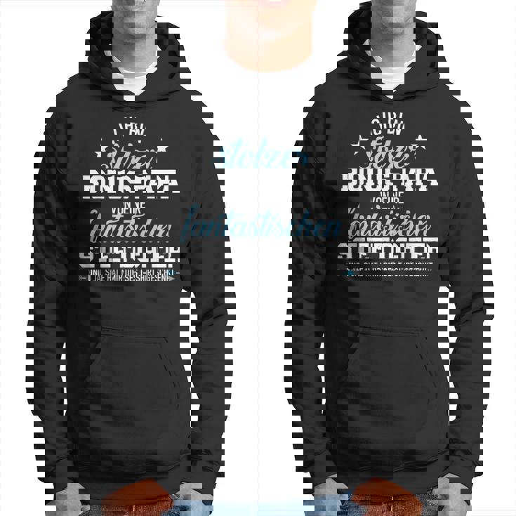 Herren Stolzer Bonus Papa Einer Fantastischen Stieftochter Hoodie