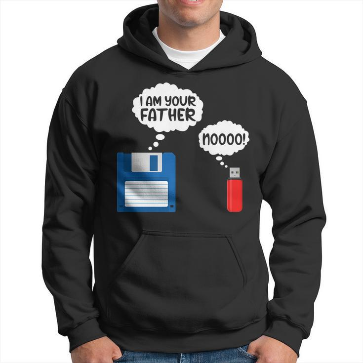 I Am Your Father Fun Usb Floppy Disk It Computer Geek Nerds   Hoodie