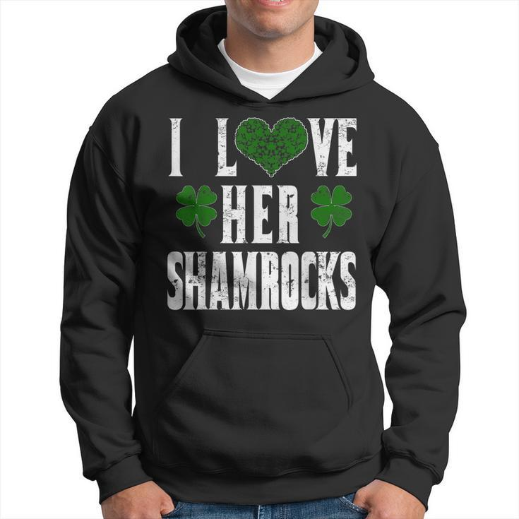 I Love Her Shamrocks Funny Couples St Patricks Day T Shirt Hoodie
