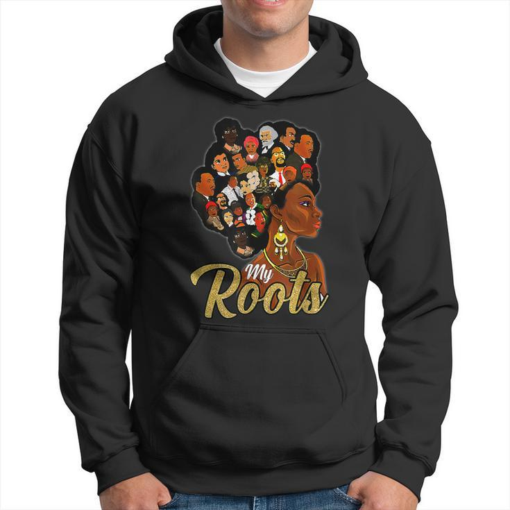 I Love My Roots Black Powerful History Month Pride Dna  V2 Hoodie