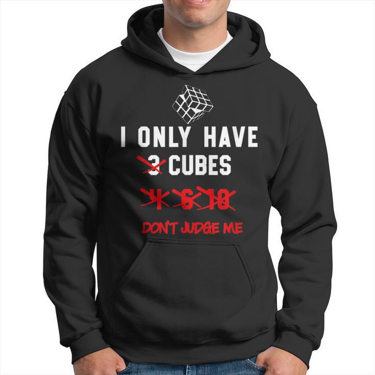 I Only Want Puzzle Cube Funny Speed Cubing Youth Math Hoodie
