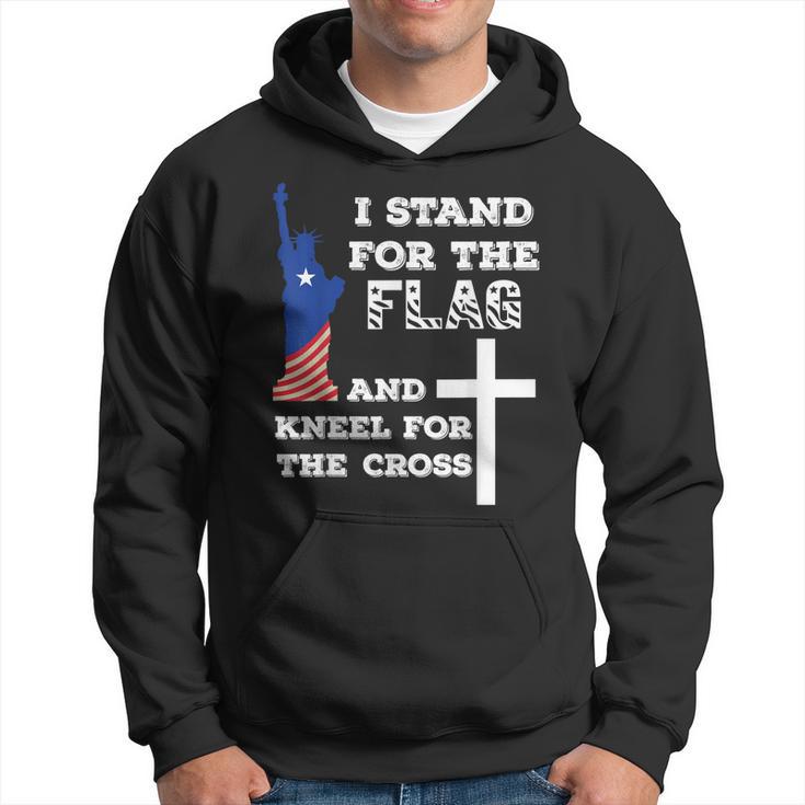 I Stand For The Flag And Kneel For The Cross Patriot V2 Men Hoodie