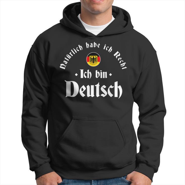 Ich Bin Deutsch - Funny Germany Roots German Heritage Hoodie | Mazezy