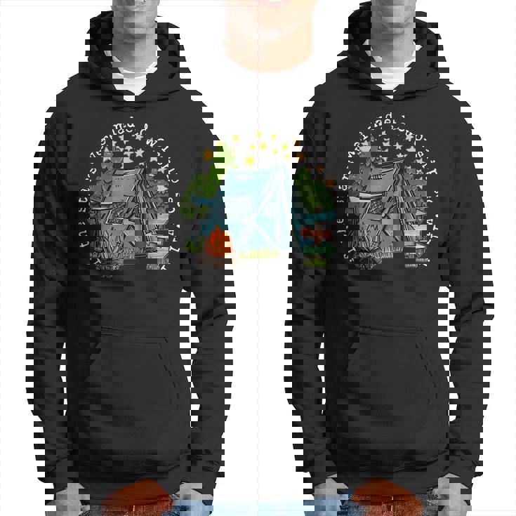 If The Stars Were Made To Worship So Will I Camping Hoodie
