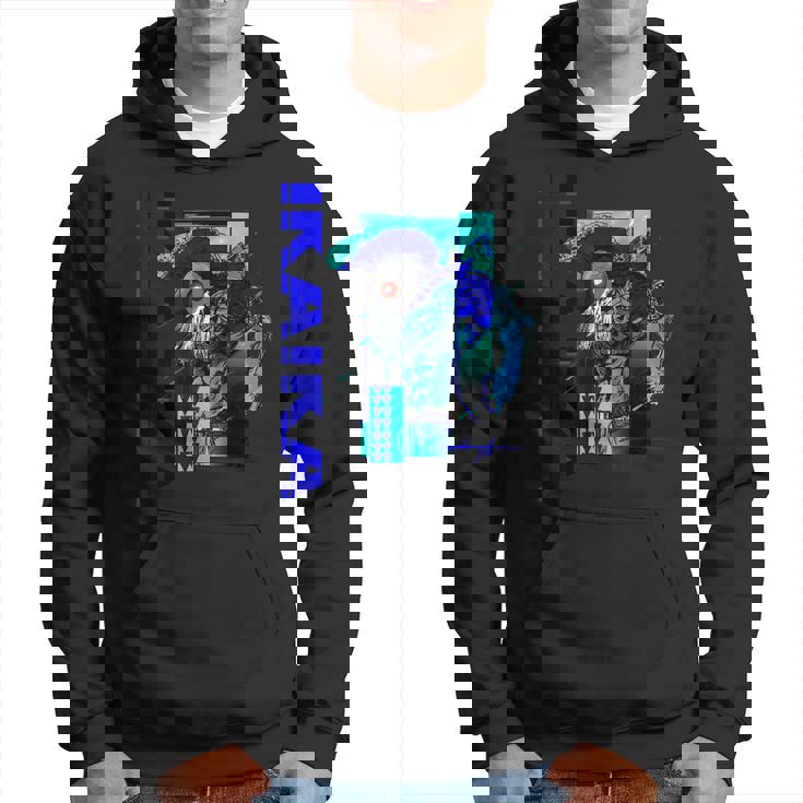 Ikaika Warrior By Micah_Moto Limited Blue Edition Hoodie