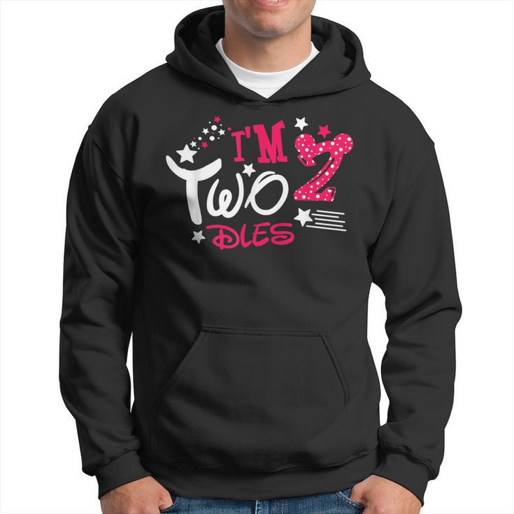 Im Twodles 2Nd Birthday Party Mouse Gift  Hoodie