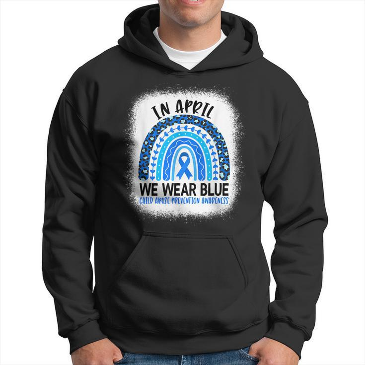 In April We Wear Blue - Child Abuse Prevention Awareness  Hoodie