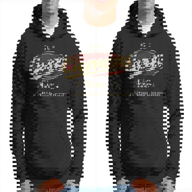Its A Clemans Thing You Wouldnt Understand Shirt Personalized Name Gifts   With Name Printed Clemans Hoodie