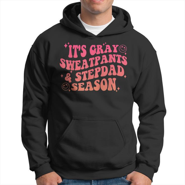 Its Gray Sweatpants & Step Dad Season Funny Christmas Hoodie