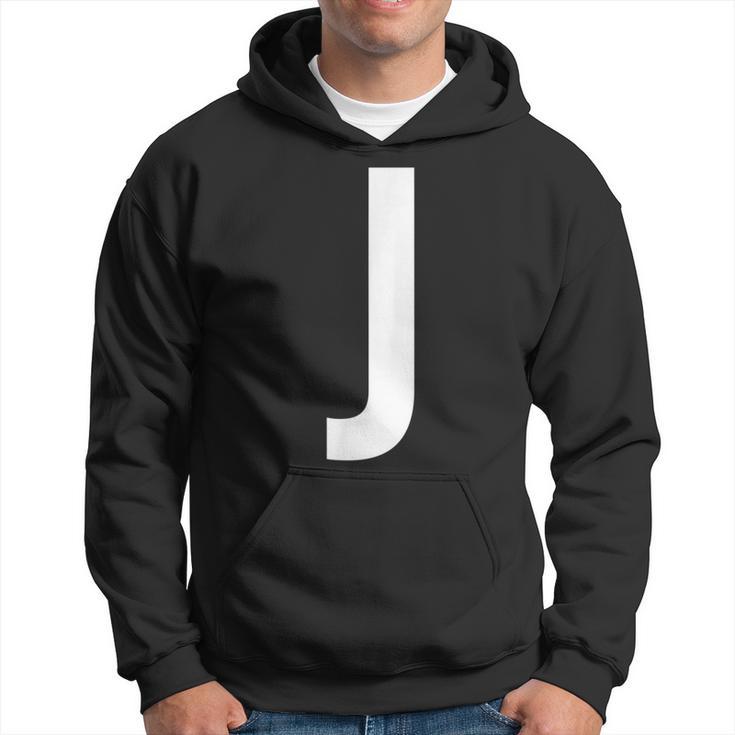 J Buchstabe Zahl Symbol Alphabet Initiale Hoodie