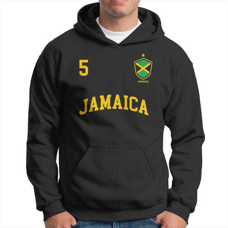Jamaica Shirt Number 5 Soccer Team Sports Jamaican Flag Shirt Hoodie Tank Top Men Hoodie