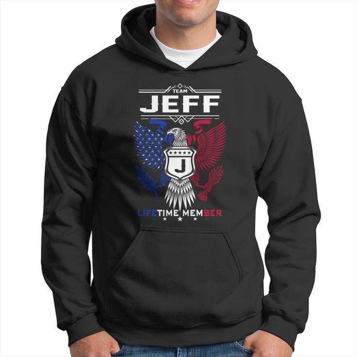 Jeff Name  - Jeff Eagle Lifetime Member Gif Hoodie