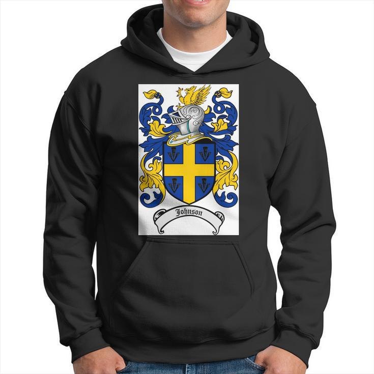 Johnson Family Crest - Coat Of Arms  Hoodie