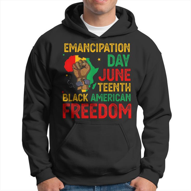 Junenth Emancipation Day Black American Freedom Hoodie