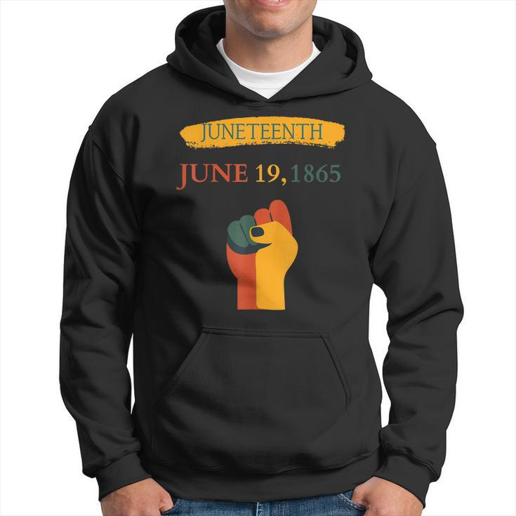Juneteenth Holiday June 1865 Men Hoodie