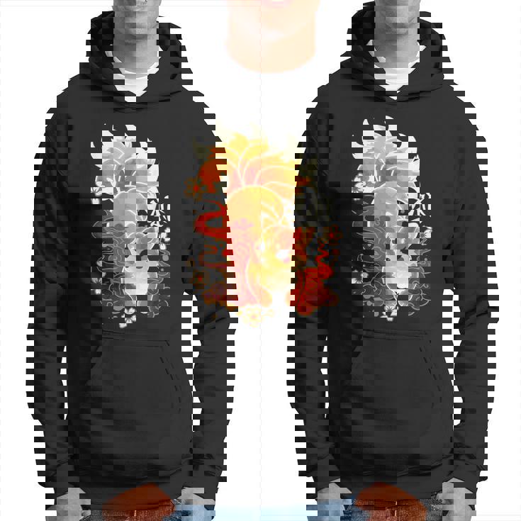 Kitsune Fox Animal Cute Japanese Anime Kawaii Fox Hoodie