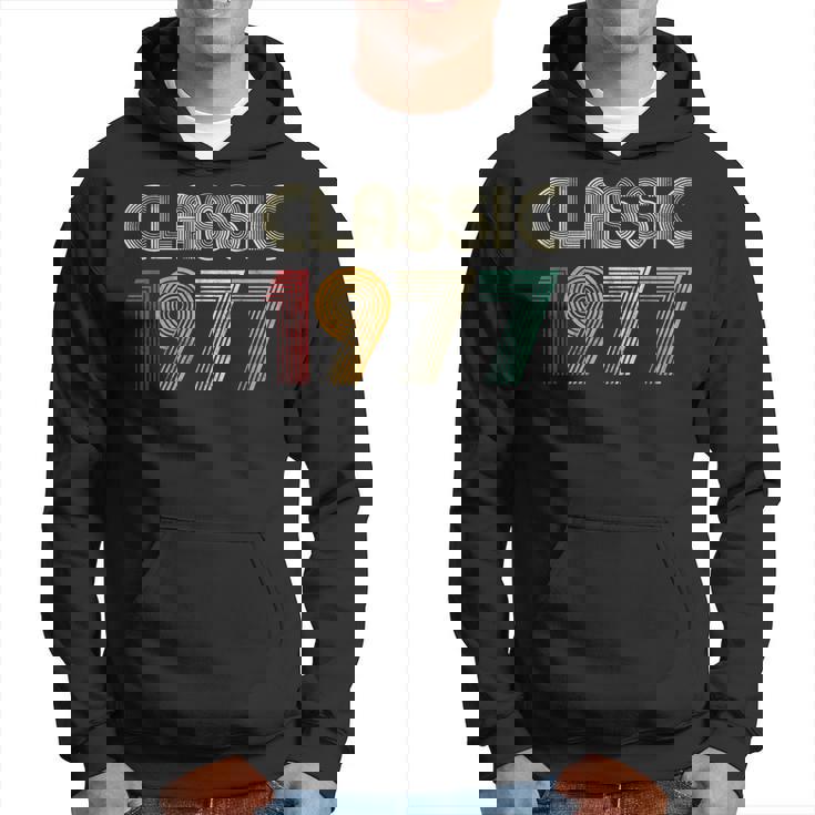Klassisch 1977 Vintage 46 Geburtstag Geschenk Classic Hoodie