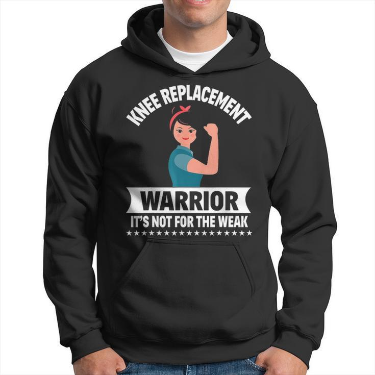Knee Replacement Warrior Knee Surgery Recovery Get Well Gift Hoodie