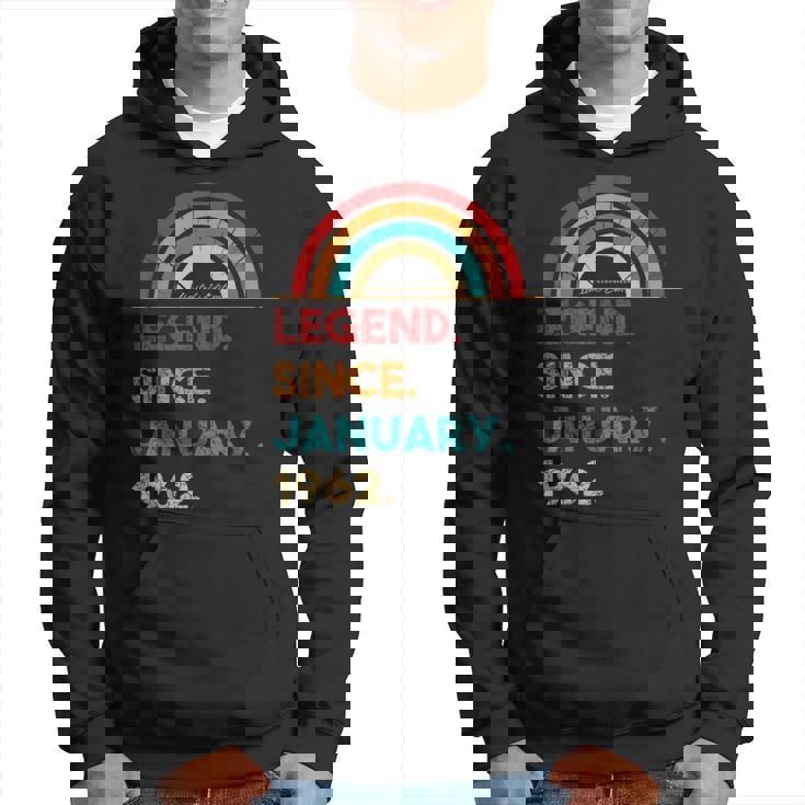 Legend Since Januar 1962 61 Geburtstag Geschenk Born In 1962 Hoodie