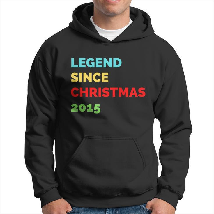 Legend Since Christmas 2015 Funny Quote Birthday Hoodie