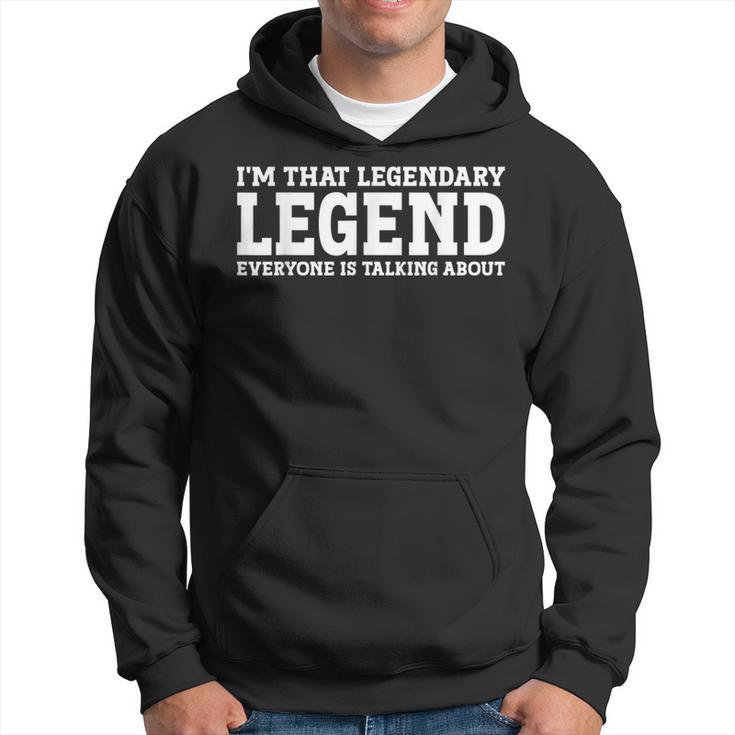 Legende Persönlicher Name Lustige Legende Hoodie