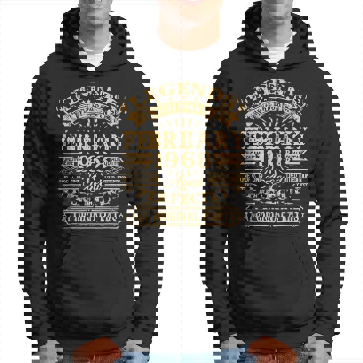 Legenden Februar 1968 - 55. Geburtstag Mann Hoodie, Jahrgang 1968