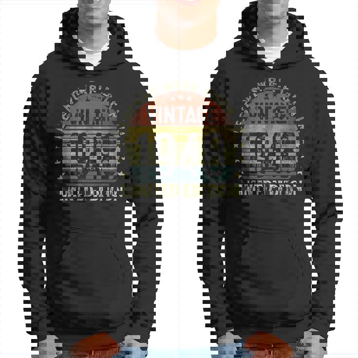 Legends Born In 1948 Vintage 75Th Birthday 75 Years Old Hoodie