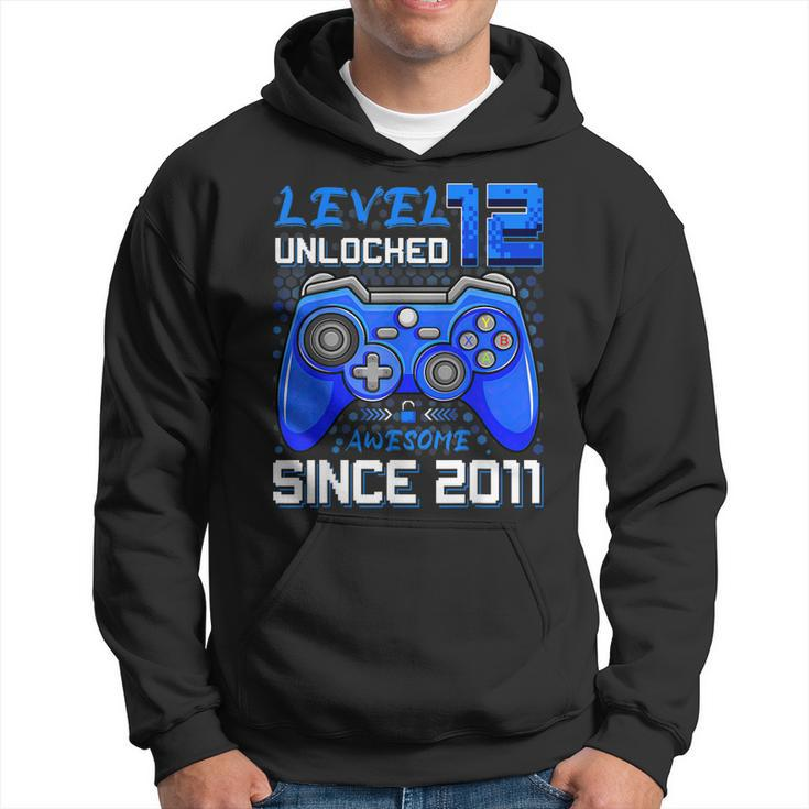 Level 12 Unlocked Awesome Since 2011 12Th Birthday Gaming  V3 Hoodie