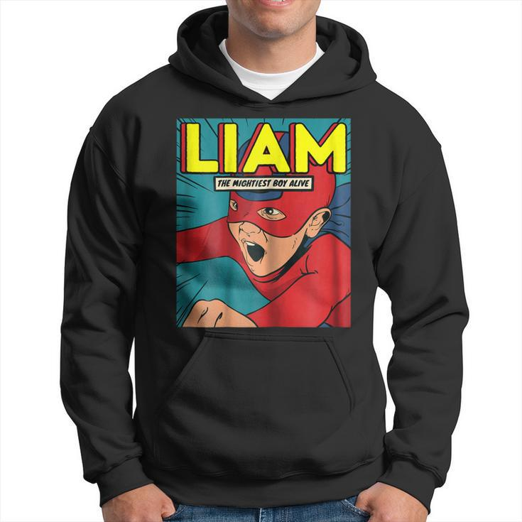 Liam The Superhero I Birthday Fighter I Superhero Hoodie