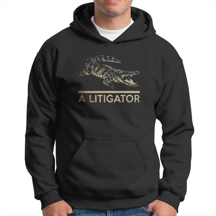 A Litigator T-Shirt Law Legal Attorney Lawyer Men Hoodie