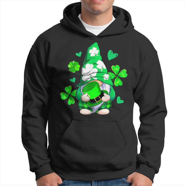 Love Gnomes Irish Shamrock St Patricks Day Four Leaf Clover  Hoodie