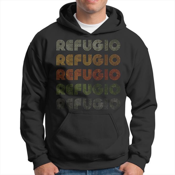 Love Heart Refugio GrungeVintage-Stil Schwarz Refugio Hoodie