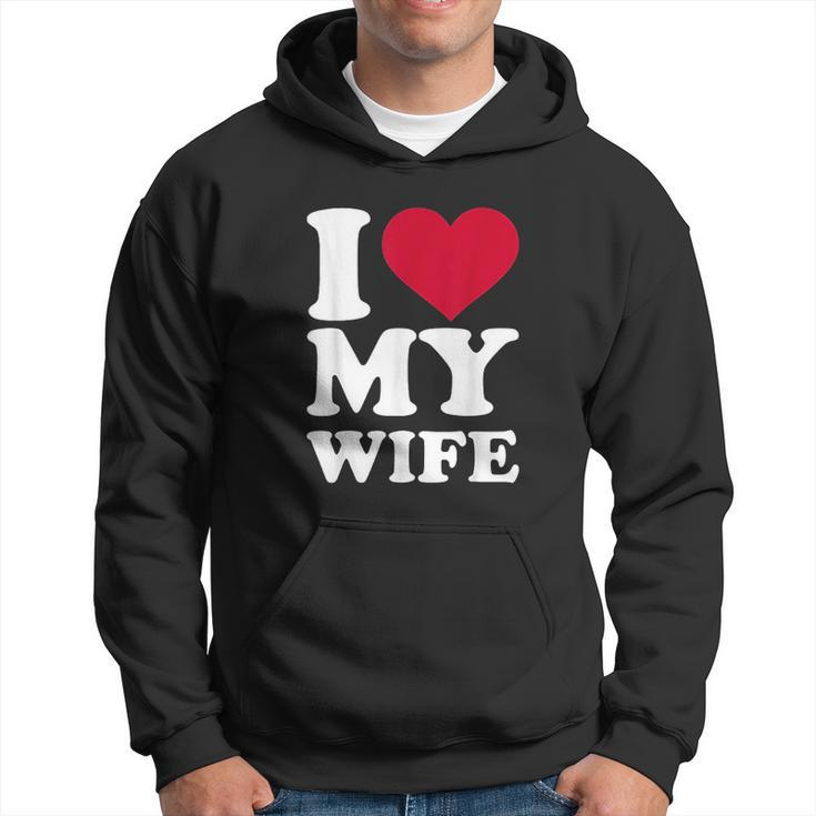 I Love My Wife V2 Men Hoodie