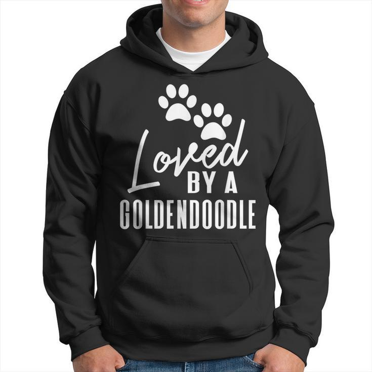 Loved By A Goldendoodle Gift For Dog Mom Or Dad Hoodie