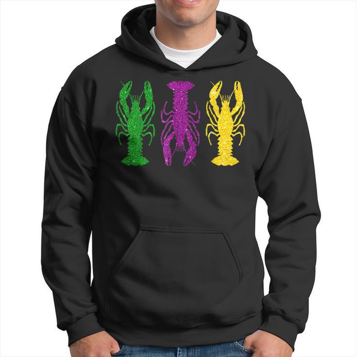 Mardi Gras Crawfish Funny Mardi Gras Carnival Party Festival Hoodie