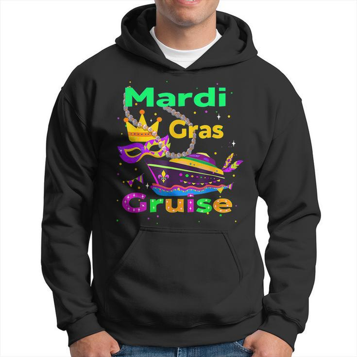 Mardi Gras Cruise Cruising Mask Design 2023 Matching Family  V2 Hoodie