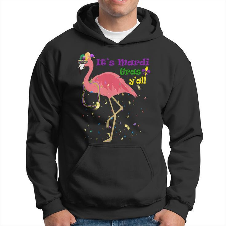 Mardi Gras Flamingo Hoodie
