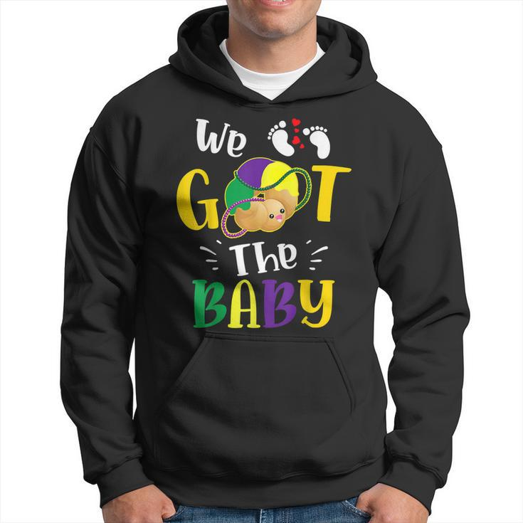 Mardi Gras Pregnancy Announcement We Got The Baby Gift  Hoodie