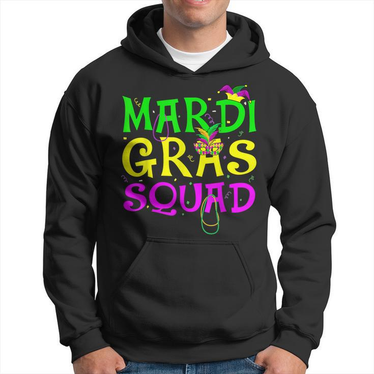 Mardi Gras Squad Party Costume Outfit Funny Mardi Gras  V2 Hoodie