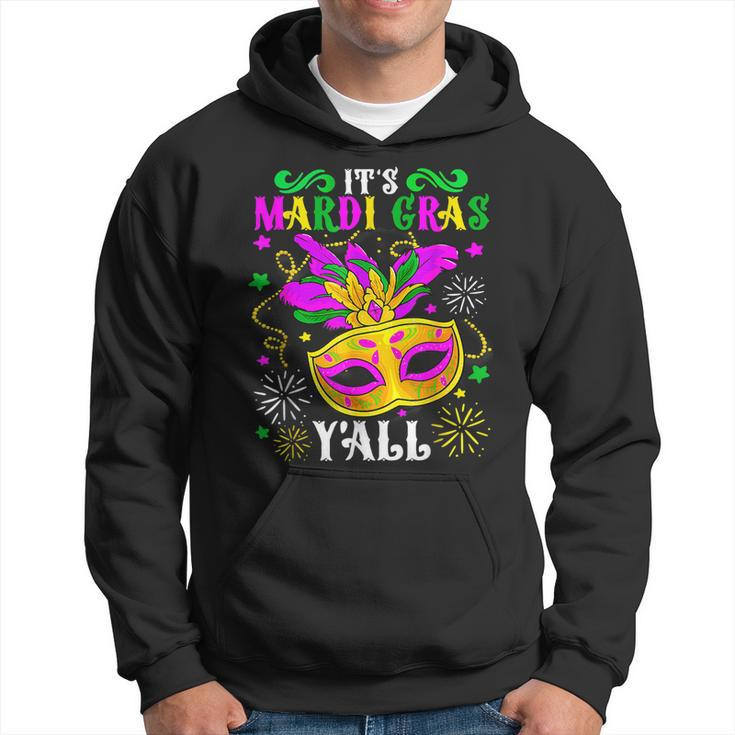 Mardi Gras Yall Funny Vinatage New Orleans Party 2023  Hoodie