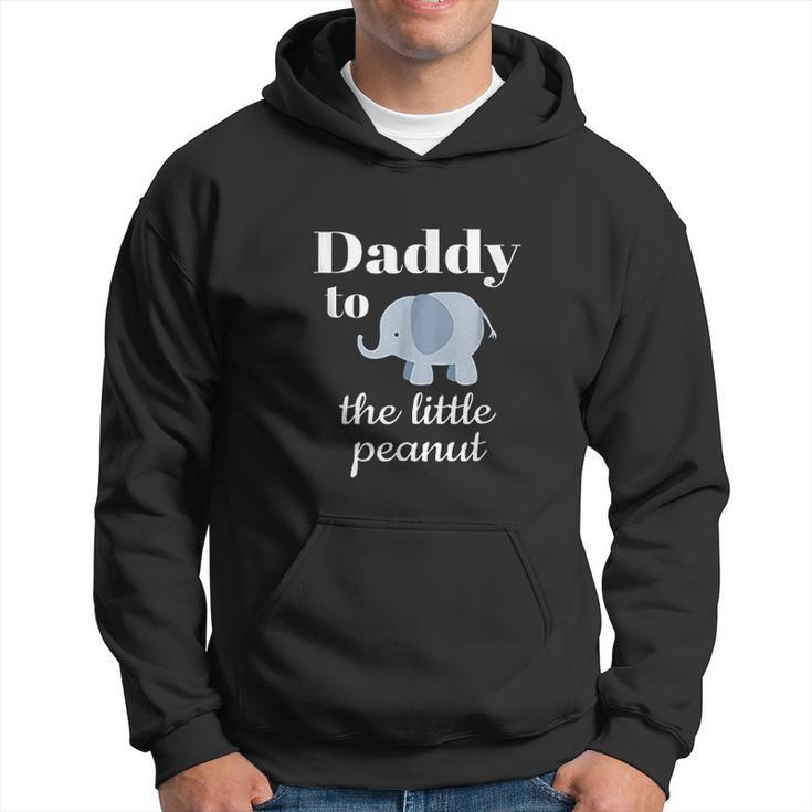 Matching Baby Shower Couples Elephant Daddy Peanut Men Hoodie