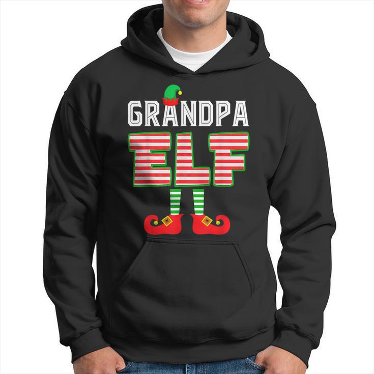 Matching Christmas Family Season Grandpa Elf Funny Hoodie