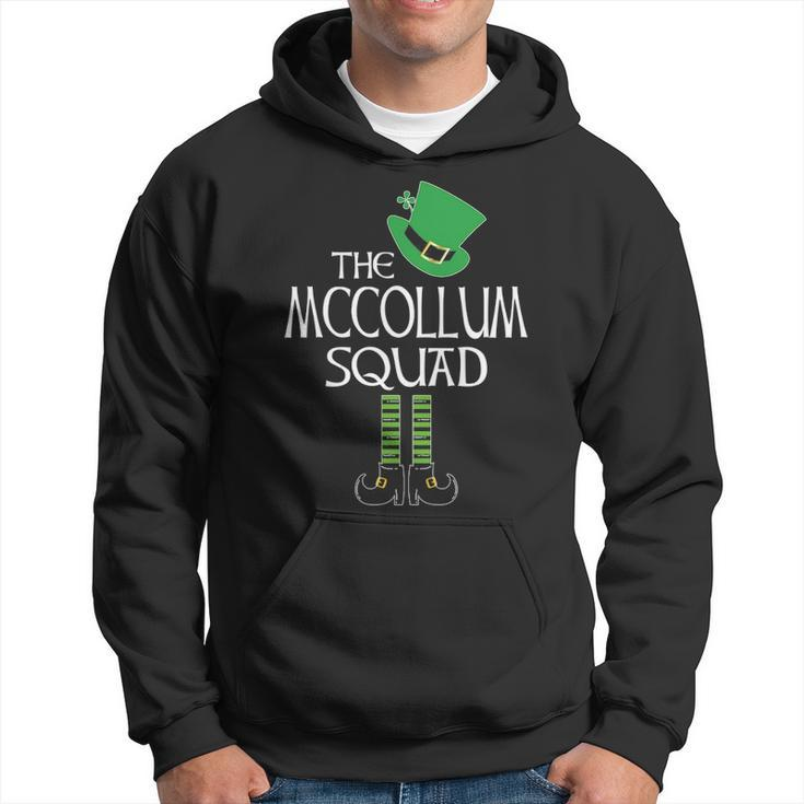 Mccollum Name Gift The Mccollum Squad Leprechaun V2 Hoodie