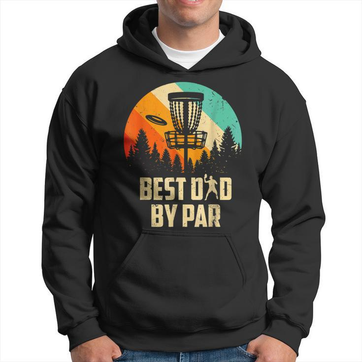 Men Vintage Best Dad By Par Disc Golf Dad Fathers Day  Hoodie