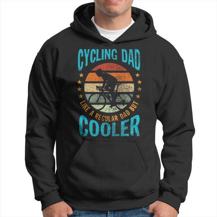Mens Cycling Dad - Bike Rider Cyclist Fathers Day Vintage Gift Hoodie