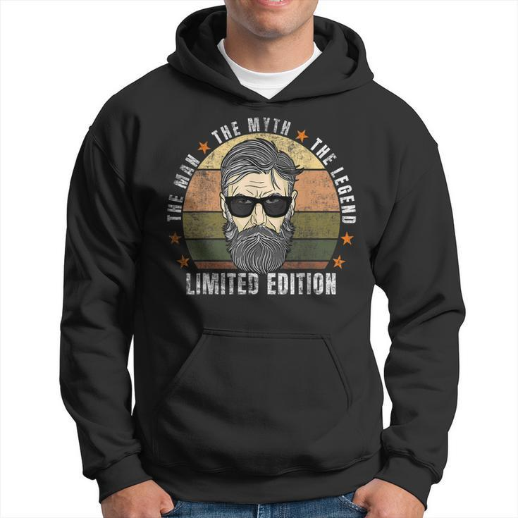 Mens Dad The Man Myth Legend For Fathers Day Vintage Retro  Hoodie
