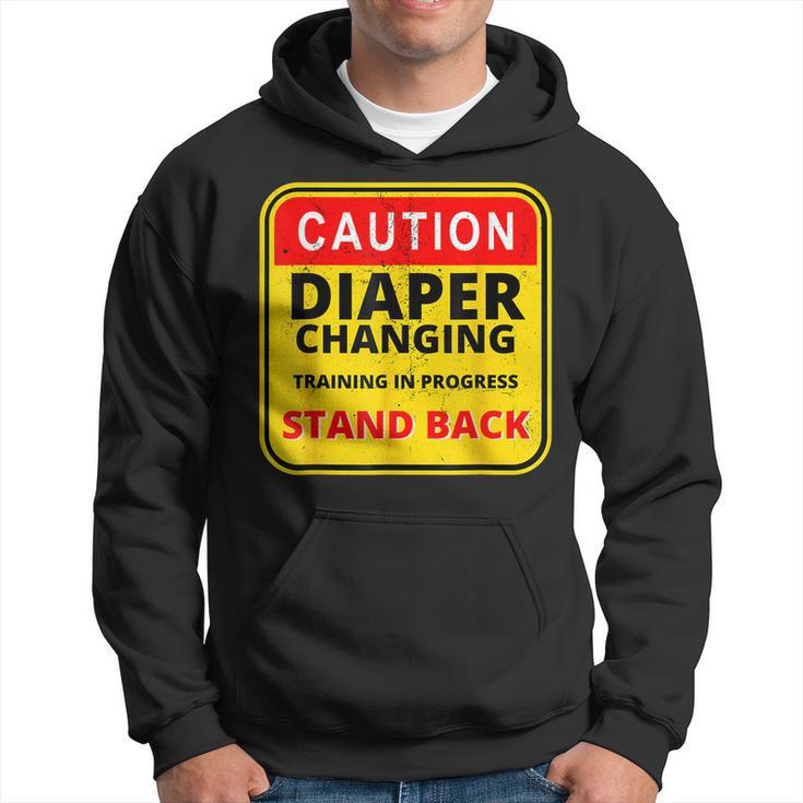 Mens Daddy Diaper Kit New Dad Survival Dads Baby Changing Outfit  Hoodie
