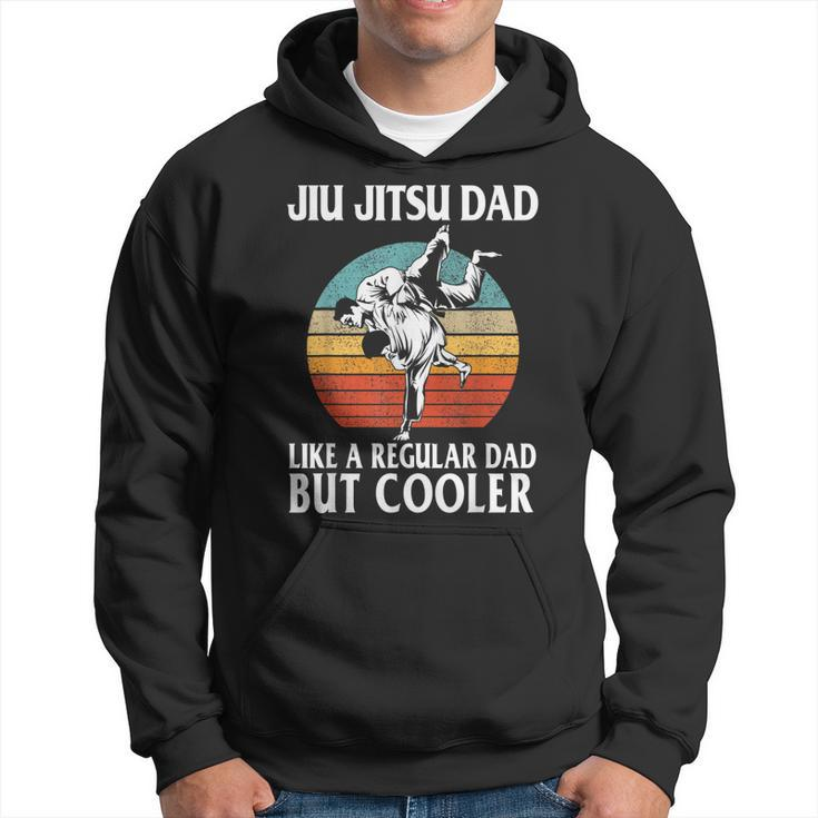 Mens Father’S Day Jiu Jitsu Dad Training Father Vintage Funny  Hoodie